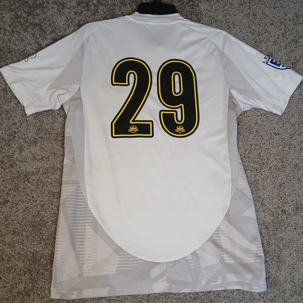 Adidas San Antonio United Soccer Club Jersey Mens Small White La Panaderia S/S